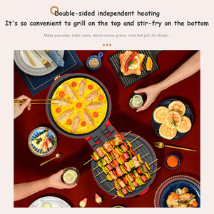 Vente directe usine : Crêpière et machine à pizza double face grande taille, chauffage économe en énergie, modèle 2026 tendance, pour usage commercial, domestique et hôtelier - Product Image 4