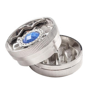 Nuevo Molinillo de 42 mm, 2 Piezas, Metálico, Creativo, para Tabaco, Regalo, Aleación de Zinc, para Hierbas - Product Image 3