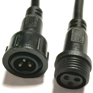 GJQ--DC M10 <b>Waterproof</b> <b>Cable</b> 2-6 Core Aviation Plug IP66 Plastic Shell DC Connector Male Female Mating - Product Image 2