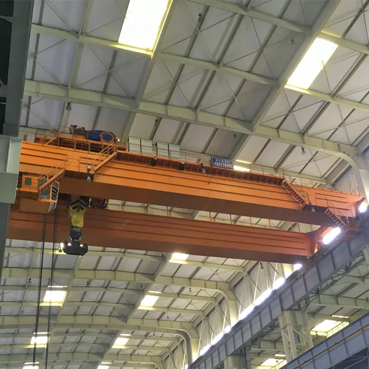 Palan électrique de haute qualité 10 tonnes 20t grue de pont ferroviaire aérien à double poutre