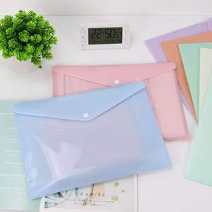 Pochette transparente <span class=keywords><strong>en</strong></span> plastique avec fermeture <span class=keywords><strong>à</strong></span> pression, dossier polyvalent pour l'école, la maison, le <span class=keywords><strong>travail</strong></span> et l'organisation au bureau - Product Image 6