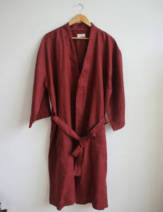 Tissu antibactérien ultra doux avec une sensation de main lissante Robes en lin français pur 100% - Product Image 4