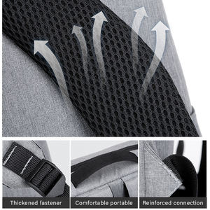 Mochila para Computadora de 3 Piezas, Moderna, Personalizada, al por Mayor, para Hombre y Mujer, con Puerto USB, Impermeable - Product Image 4