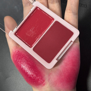 Etiqueta privada Labio Mejilla Doble uso Vegan Cruelty Free Blush Impermeable Contour Blush Crema de maquillaje Blush Two-Tone Blush Logotipo personalizado - Product Image 1