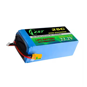 <strong>Lipo</strong> Black Series 1300mAh 22.2V 6S <strong>Battery</strong> With XT60 Plug Long Time Flying RC FPV Racing Drone UAV Airplane Aircraft - Product Image 5