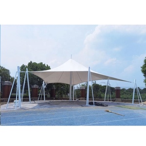 Toldo de Membrana de PVDF para Paisajismo Arquitectónico, Estructura de Acero, Toldo Tensado - Product Image 5