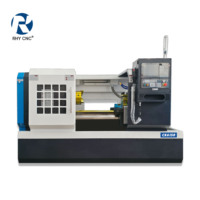 Tour CNC automatique CK6150 à haute rigidité et à banc plat pour le traitement des cylindres