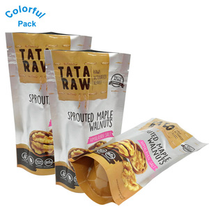 De aluminio cosmética de papel de alimentos bolsa de maní tostados anacardos bolsa de embalaje - Product Image 5