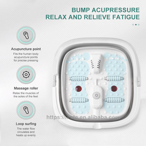<span class=keywords><strong>Spa</strong></span> ionique pliable chauffant pour les pieds <span class=keywords><strong>Detox</strong></span> avec Vibration Rouleaux automatiques Masseur de pieds pour la pédicure à domicile Neuropathie Soulagement de la douleur - Product Image 4