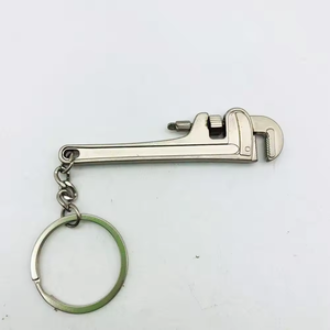 2024 công cụ thiết kế thời trang cá nhân sáng tạo: kim loại 3D Ống Cờ lê móc khóa kim loại - Product Image 5