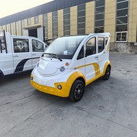 Voiture de patrouille électrique 4 places, moteur 4KW, 40KM/H, faible vitesse, pour la sécurité des campus scolaires