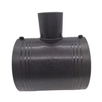 Raccords électrofusion Meiqi en T réducteur pour tuyaux HDPE, surface lisse, résistant aux produits chimiques et à la corrosion, pression 1.6PN, garantie 3 ans