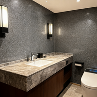 Dalle de terrazzo artificiel en pierre naturelle, revêtement de sol de luxe en terrazzo, terrazzo sur mesure, matériau pour escalier de villa