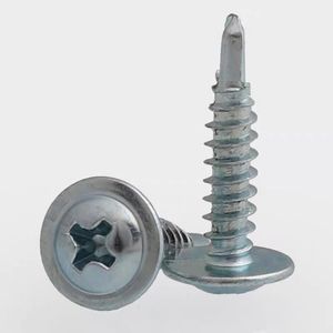 Vis de perçage automatique à tête plate plaquée zinc, livraison gratuite, din 7982, vis à air automatique avec tampon, vente en gros - Product Image 5