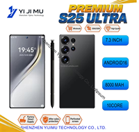 Téléphone Android 16 Global 5G 16G/22G+1TB/2TB, écran 7,3 pouces, dernier modèle 2026 S25 Ultra avec reconnaissance d'image IA, approvisionnement direct usine, en stock