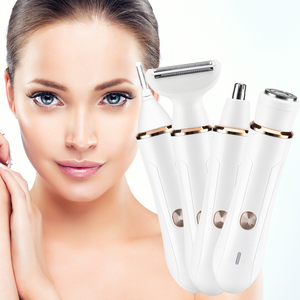 4 in1 <span class=keywords><strong>sopracciglia</strong></span> ricaricabili viso corpo Bikini rasoio elettrico per le donne" - Product Image 5