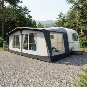 <span class=keywords><strong>Auvent</strong></span> gonflable portable toutes saisons pour <span class=keywords><strong>caravane</strong></span> - Tube d'air TPU 15 m² - Une chambre - Résistant à l'eau et aux UV - Installation rapide - Product Image 4