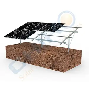 CHIKO铝商用1 MW 200KW 200KW地面太阳能货架安装面板螺钉系统结构