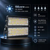Projecteur LED extérieur étanche IP66 de haute qualité, très populaire, pleine puissance, haute luminosité, de 200W à 1000W, pour stade