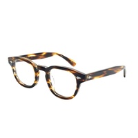 Monture de lunettes vintage rétro en acétate, style carré, taille Edison 46, inspirée de l'Amekaji, monture complète, verres en résine pour myopie