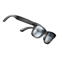 Lunettes intelligentes avec caméra pour l'enregistrement photo et vidéo, reconnaissance de photos par IA ChatGPT, questions et réponses, traduction en direct, appels par écouteurs Bluetooth