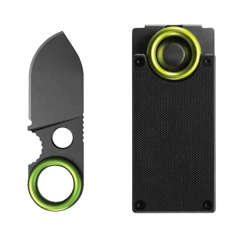 Chất lượng cao GDC tiền Clip Pocket Knife Mini cố định Blade Knife trường hợp EDC thiết bị thiết bị thép không gỉ G10 vỏ bọc