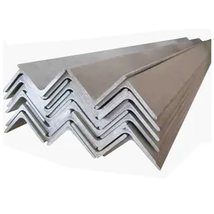 Astm A36 304 316l Mild 50mm X 50mm X 5mm Mild Stainless Steel Galvanized Angle Iron Pole