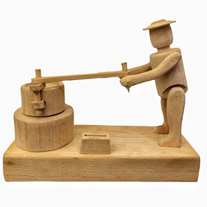 Titiriteros adorno artesanía figura muñecas hecho a mano Oficina adorno colección regalo juguetes modelo de madera manualidades DIY - Product Image 1