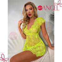 U-kiss — nuisette d'ange pour adolescentes, lingerie érotique, ultra mince, transparente, sexy