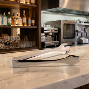 Stainless Steel Certified Eco-Friendly <b>Ice</b> <b>Tongs</b> with Durable Handle 200mm Length Minimalist Design for Bar Use - Product Image 4