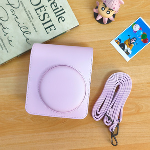 Étui de protection en cuir PU pour appareil photo instantané Fujifilm <span class=keywords><strong>Instax</strong></span> Mini13 avec poches - Product Image 1