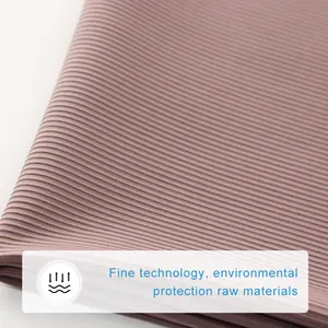 High Elastic Plain Dyed Fabric 280g Wide Application Field Clear Grain Functional Fabric