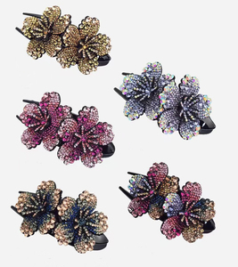 กิ๊บติดผมรูปปากเป็ดสำหรับคุณ<span class=keywords><strong>แม่</strong></span>,อุปกรณ์เสริมคลิป<span class=keywords><strong>ผม</strong></span>รูปดอกไม้พลอยเทียมแบบเกาหลี - Product Image 5