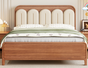 <span class=keywords><strong>เตียง</strong></span>เด็กไม้วอลนัทและไม้จันทน์แท้ทั้งตัว ขนาด 2140x1520x1120 มม. สีน้ำตาลทอง เป็นมิตรกับสิ่งแวดล้อม หรูหรา สำหรับเด็กชายและเด็กหญิง - Product Image 2