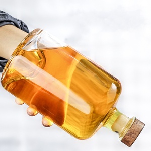 Ventes directes d'usine 500ML/750ML bouteille scellée en liège de verre de cristal clair pour whisky vin rouge maison vin <span class=keywords><strong>Vodka</strong></span> - Product Image 6
