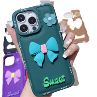 Coque de téléphone portable en cuir TPU multicolores avec motif papillon personnalisé pour femmes, compatible avec iPhone 12 13 14 15 17 18 Pro Max