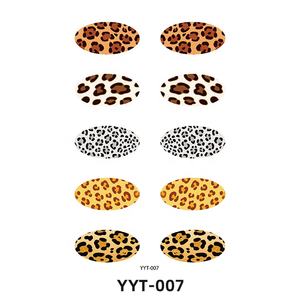 Nuevo estilo europeo y americano impermeable respetuoso con el medio ambiente brillo brillante fiesta estampado de <span class=keywords><strong>leopardo</strong></span> sombra de ojos temporal tatuaje pegatina - Product Image 3