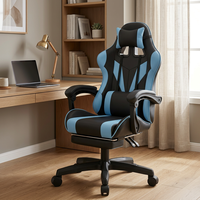 Chaise de jeu en cuir PVC ALINUNU ODM OEM pour usage domestique, chaise de jeu ergonomique avec appui-tête et coussin lombaire