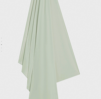 Écharpe Hijab en Jersey Liquide Personnalisée avec Logo et Couleurs, Jersey Nuage, Bonnes Coutures, Ourlet Roulé, Points Soignés pour Bébé