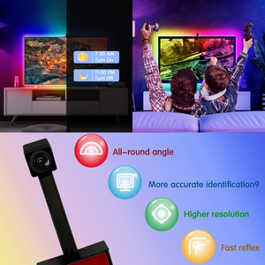 Daybetter RGBIC 55-65 pulgadas, sincronización con detección de movimiento, aplicación Tuya Wifi, control por voz de Google Alexa, tira de retroiluminación de inmersión con cámara - Product Image 3