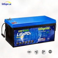 Batterie de chariot élévateur 24V 150AH LiFePO4 de qualité automobile haute capacité pour équipement logistique CE RoHS IP67 Vente en gros OEM ODM