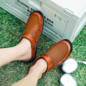 <span class=keywords><strong>Sandalias</strong></span> de Verano Hechas a Mano, Transpirables, Versátiles, para Playa y Conducir, de Doble Uso, para <span class=keywords><strong>Hombre</strong></span>, Gran Venta - Product Image 5