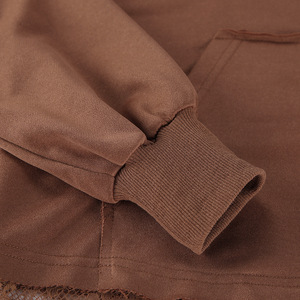 Ensemble de survêtement deux pièces personnalisé pour femme, fabrication OEM, marque privée, avec dentelle, <span class=keywords><strong>sweat</strong></span> à capuche <span class=keywords><strong>zippé</strong></span> et short de survêtement, collection automne, vente en gros, direct usine - Product Image 6