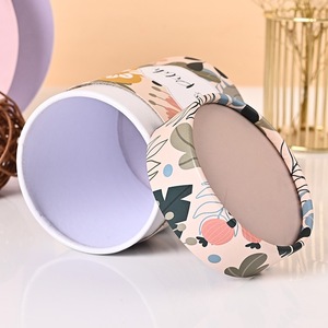 Custom Logo Printing Kraft Paper Cylinder <b>Tube</b>, Empty <b>Cardboard</b> Packaging for Cosmetics, Coffee Beans, Tea & Beauty Products - Product Image 4