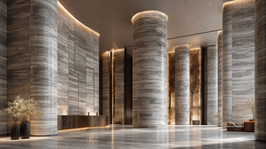 Panneaux muraux en <span class=keywords><strong>travertin</strong></span> texturé, carreaux flexibles, décoration murale extérieure pour hôtel, villa, revêtement mural extérieur, briques - Product Image 4