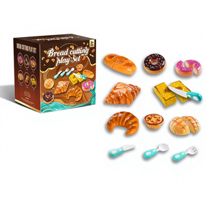 Juego de Juguetes Educativos de Cocina para Niños: Set de Comida de Juguete para Cortar, Accesorios de Cocina Preescolar para Niños Pequeños - Product Image 1