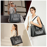 Sac fourre-tout matelassé pour ordinateur portable avec compartiment isotherme pour le déjeuner, personnalisable avec logo, idéal pour le travail et les pique-niques.