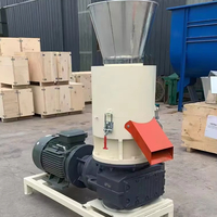 Machine à granulés de biomasse à matrice plate pour sciure de bois et coques de riz