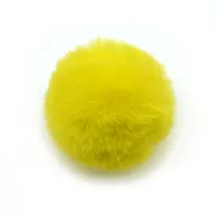 Porte-clés en fourrure bouffante en forme de pompon, lapin, peluche, porte-clés mignon en fourrure pour sac