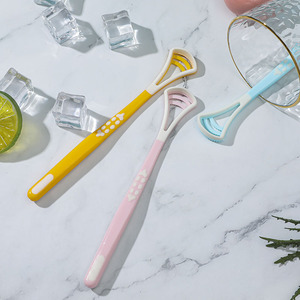 Lưỡi <span class=keywords><strong>scraper</strong></span> Hiệu quả lưỡi lớp phủ làm sạch bàn chải loại bỏ hơi thở hôi lớp phủ lưỡi sạch hơn - Product Image 3